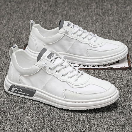 Canvas Shoes New Summer Breathable Men's White Shoes Casual Breathable Board Shoes Mens Trendy Shoes